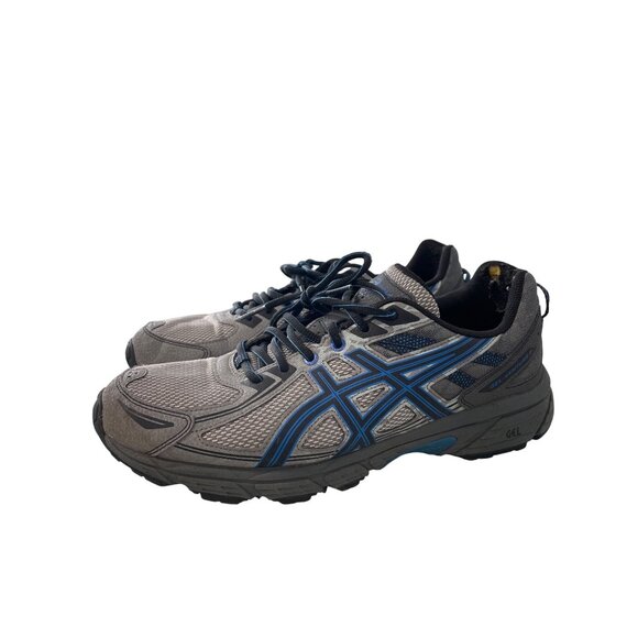 Asics Gel Venture 6 Running Shoes Size 12 Gray Blue Mesh Trail Outdoor Sporty main image 7